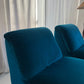 Vintage Velvet Modular Chair - Two Available