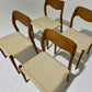 - Set of Six Danish Niels Moller #71 Dining Chairs