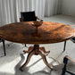 On Hold - Restored Walnut Burl Wood Antique Table
