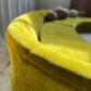 Bespoke Chartreuse Velvet Curved Modular Sofa