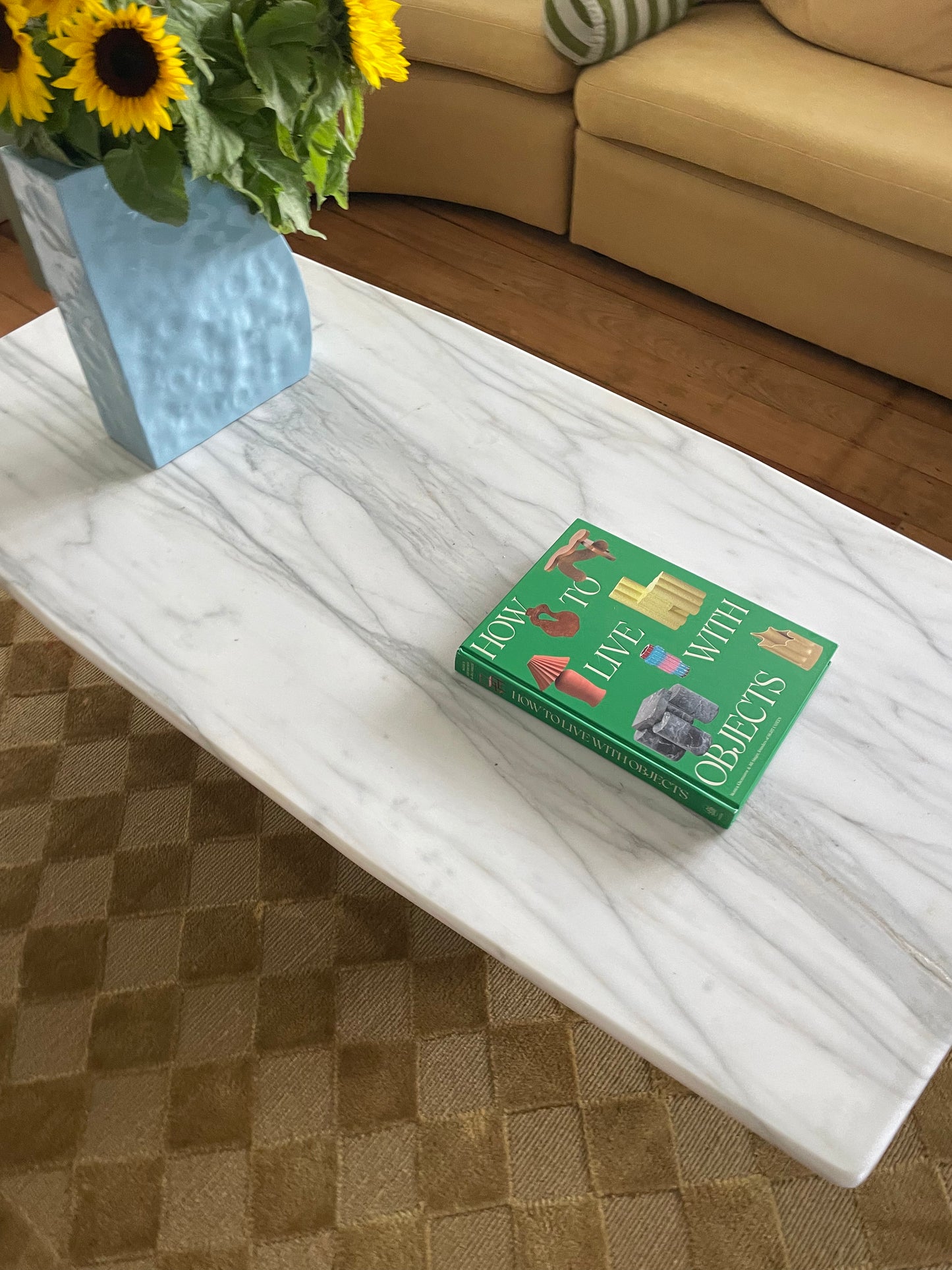 Large Callacatta White Marble Coffee Table