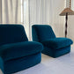 Vintage Velvet Modular Chair - Two Available