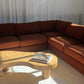 - Restored Bespoke Rust Boucle Modular Sofa and Armchair Set