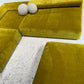 Bespoke Chartreuse Velvet Modular Sofa Set