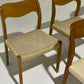 - Set of Six Danish Niels Moller #71 Dining Chairs