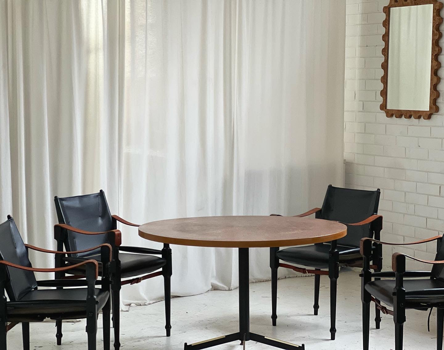 Restored Mid Century Copper Table