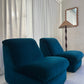 Vintage Velvet Modular Chair - Two Available
