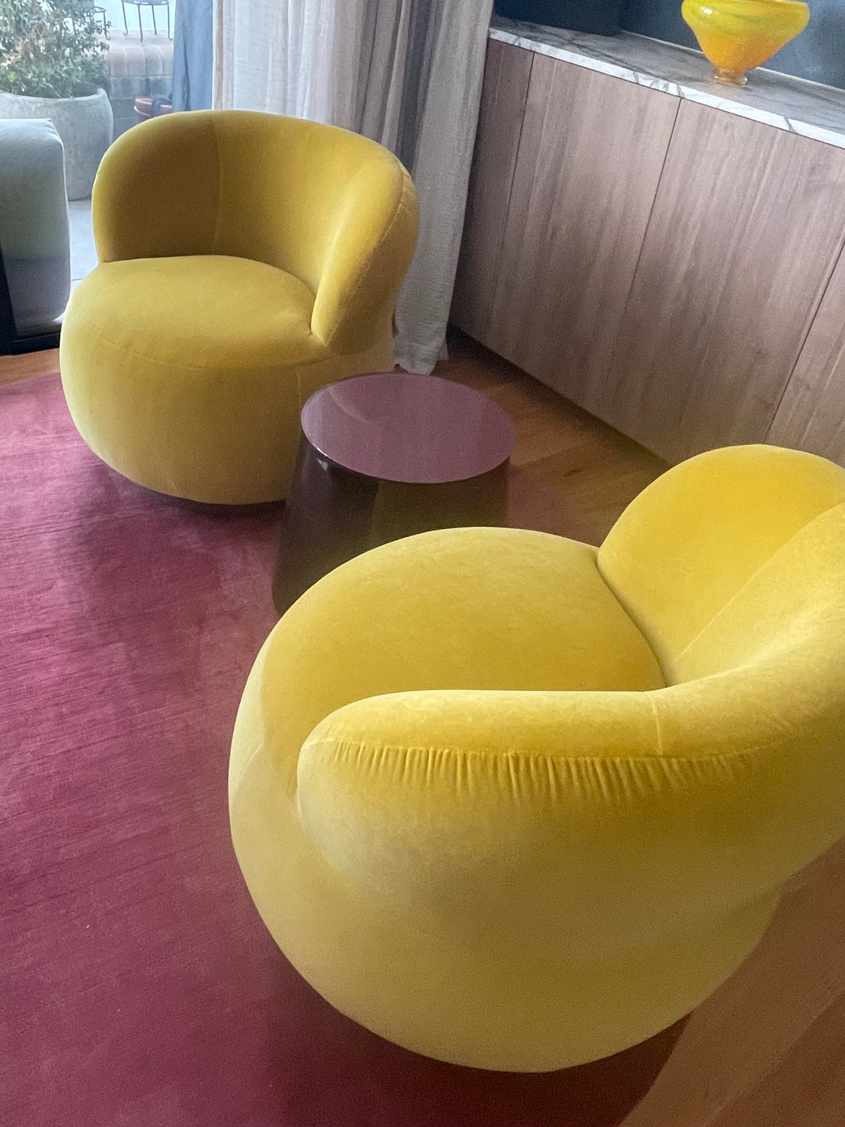 Jardan Joy Swivel Armchair - Two Available