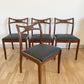 Set of Four Mid Century Danish Rosewood Dining Chairs