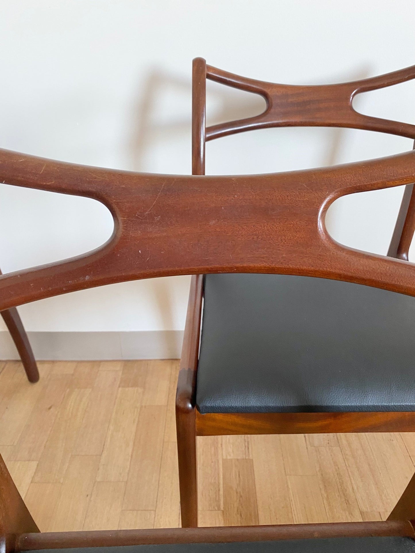 Set of Four Mid Century Danish Rosewood Dining Chairs