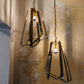 Arteriors Adele Pendant Chandelier light in Vintage Brass x 2
