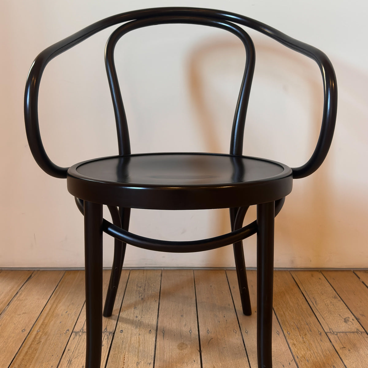 Set of 10 Thonet No. B9 Le Corbusier Dining Chairs in Black