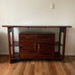 Solid Sheesham Rosewood Console Table | Sideboard Buffet Cabinet | Mid Century Style