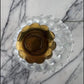 Vintage Murano Glass Table Lamp with Fluted Shade