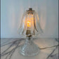 Vintage Murano Glass Table Lamp with Fluted Shade