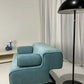 Sky Blue Floating Couch