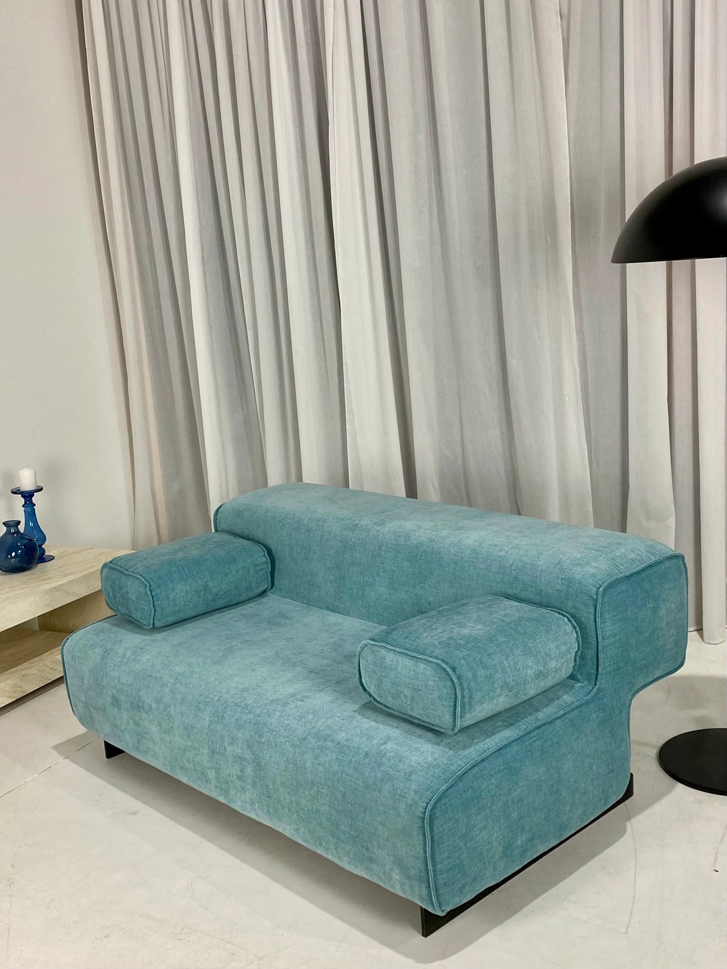 Sky Blue Floating Couch
