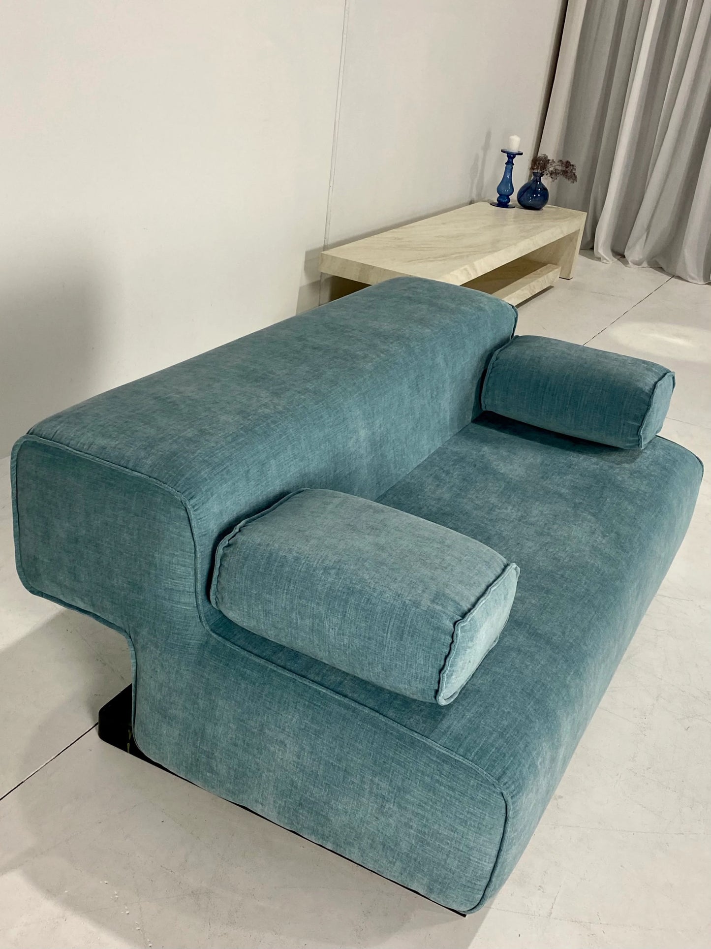 Sky Blue Floating Couch