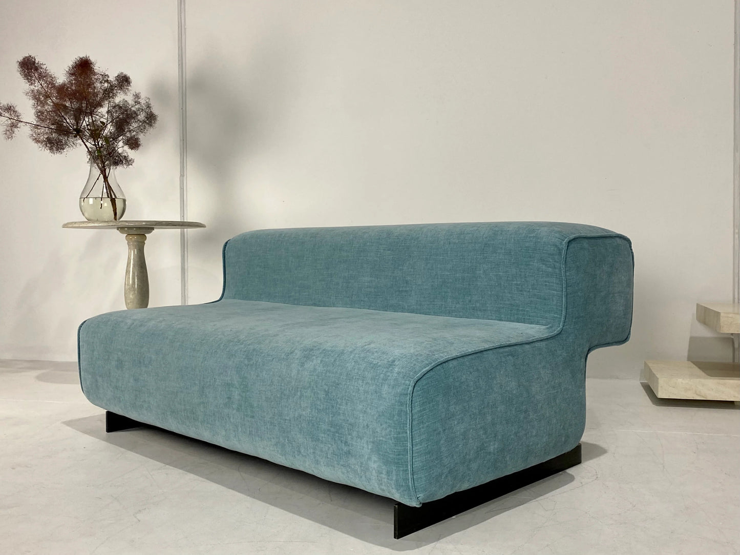 Sky Blue Floating Couch