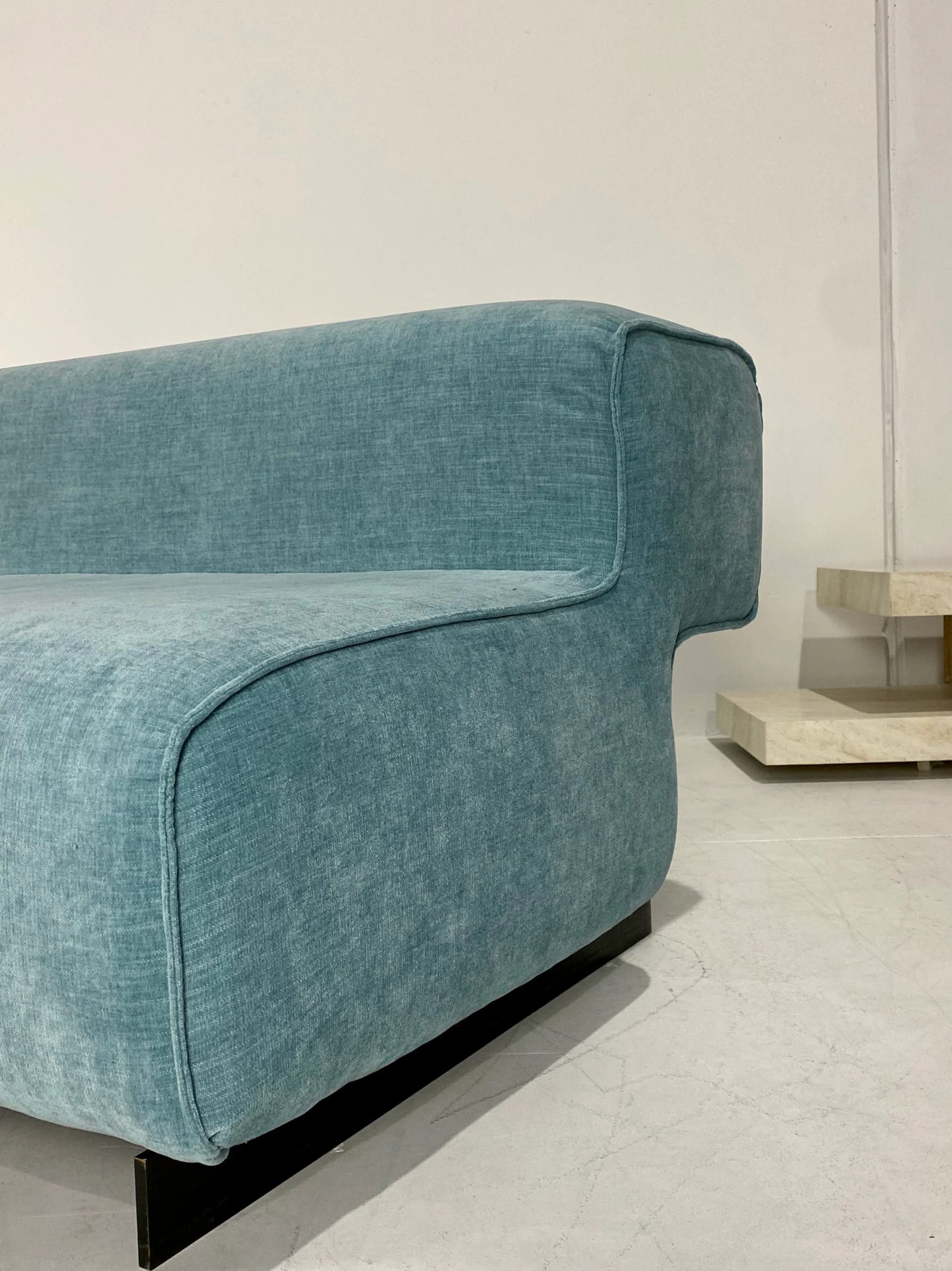 Sky Blue Floating Couch