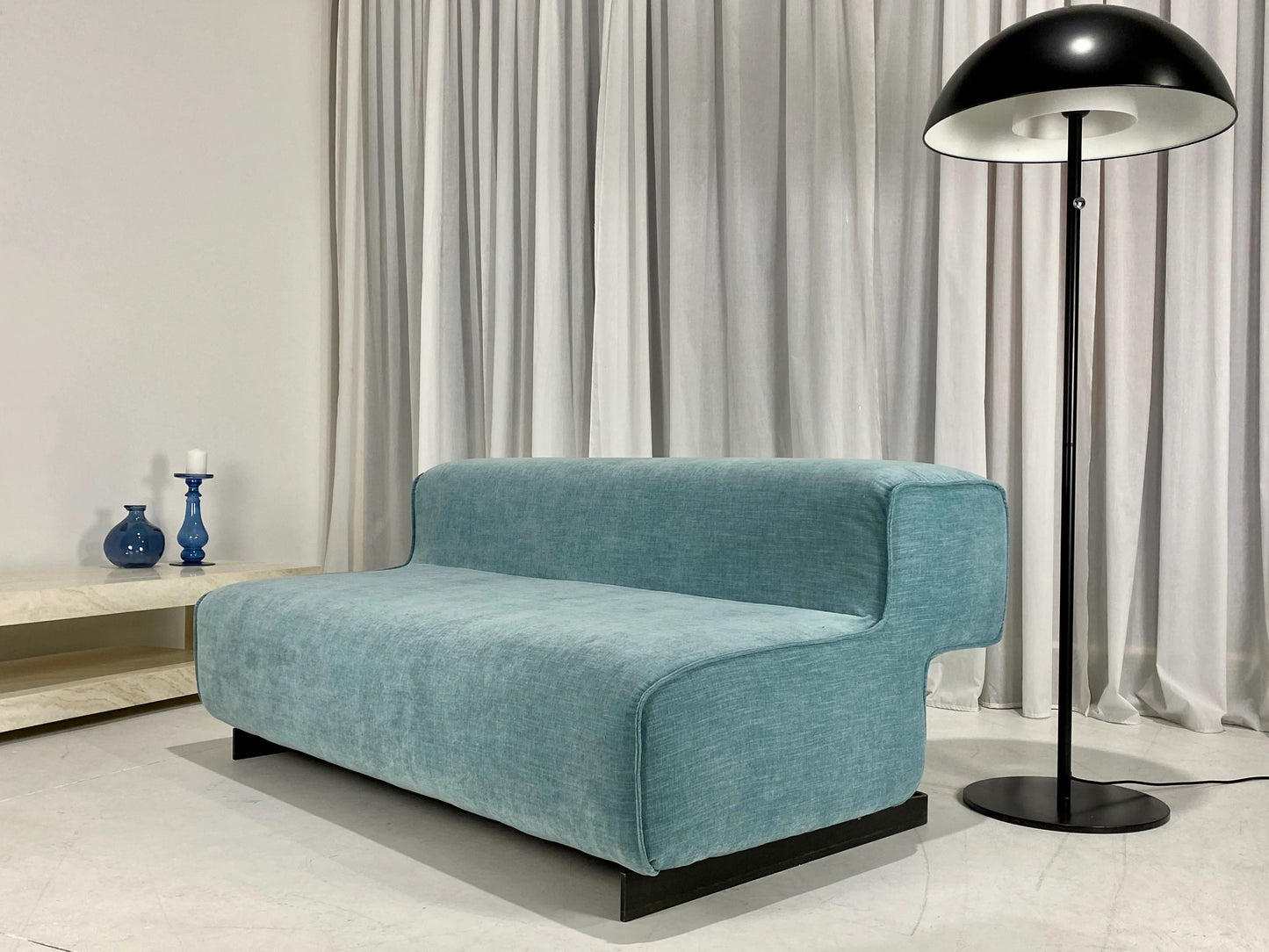 Sky Blue Floating Couch