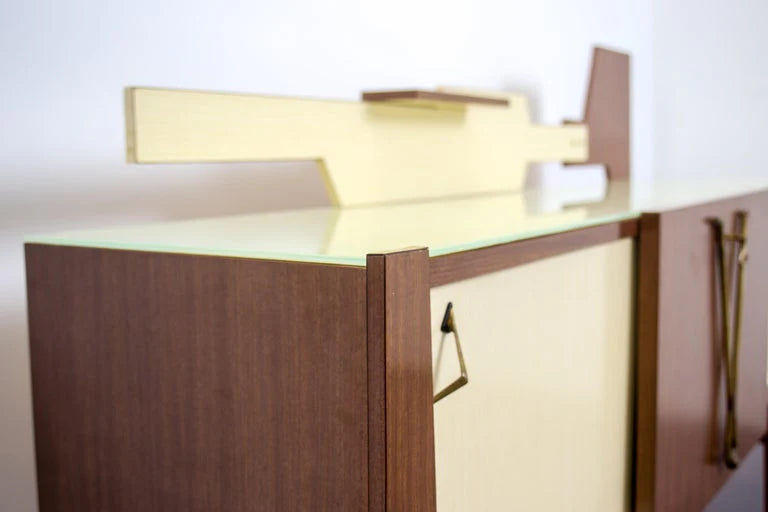 Italian Mid-Century Modern Sideboard With Bar Cabinet, 1960s