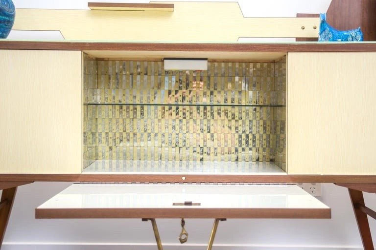 Italian Mid-Century Modern Sideboard With Bar Cabinet, 1960s