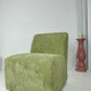 - Green Corduroy Lounge Chair - Four Available