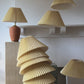 Pleated Italian lamp shades