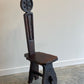 - Rustic Hand Carved Timber Stool
