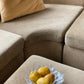Curved Modular Sofa with Ottoman
