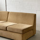 Curved Modular Sofa with Ottoman