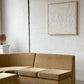 Curved Modular Sofa with Ottoman