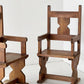 Antique Hand Carved Wooden Chair - Two Available