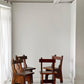 Set of Four Handmade Wooden Dining Chairs