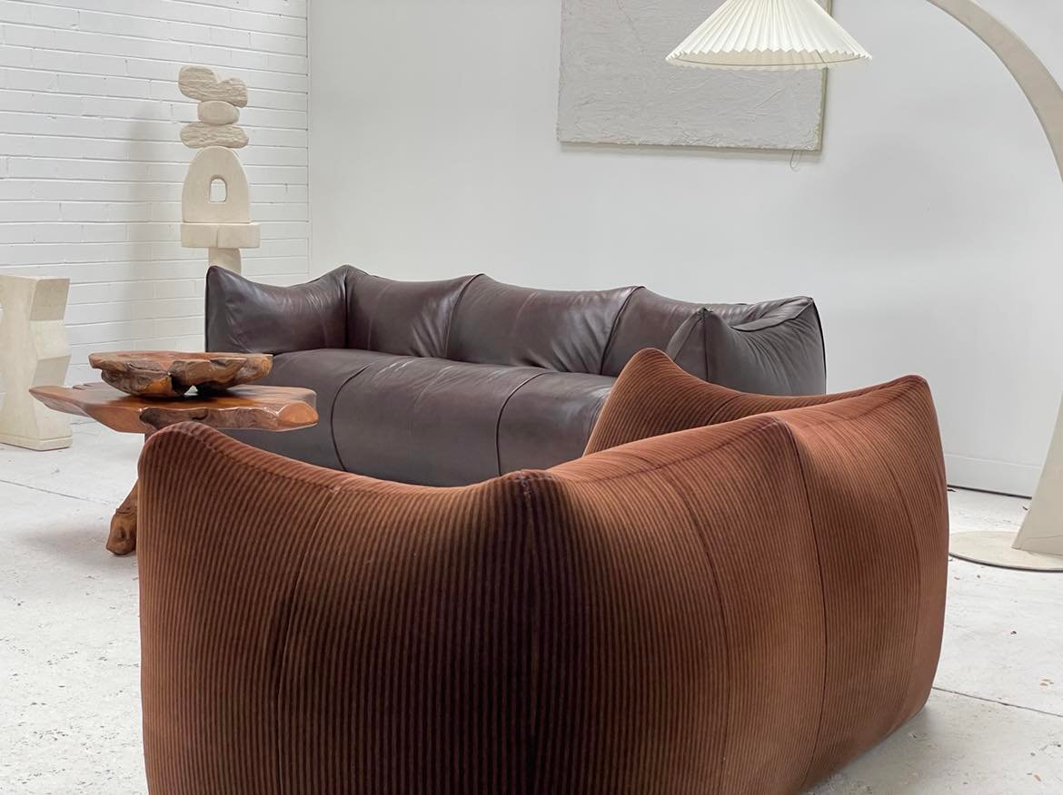 - Le Bambole Three Seater Mario Bellini for B&B Italia