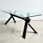 La Piana Italian Glass Table by Alfredo Simonit and Giorgio Del Piero for Bross