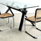 La Piana Italian Glass Table by Alfredo Simonit and Giorgio Del Piero for Bross
