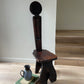 - Rustic Hand Carved Timber Stool