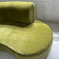 - Bespoke Olive Velvet Curved Modular Sofa