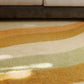 - Vintage Handmade Swirl Reversible Rug