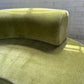 - Bespoke Olive Velvet Curved Modular Sofa