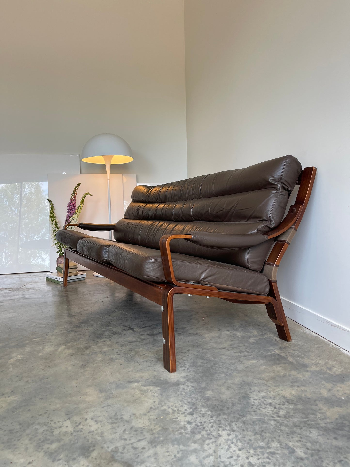 - Tessa T6 Leather Three Seater Sofa
