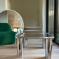 - Tubular Chrome Coffee Table