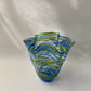 - Van Gogh Inspired Sea Water Blown Glass Vase