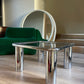 - Tubular Chrome Coffee Table