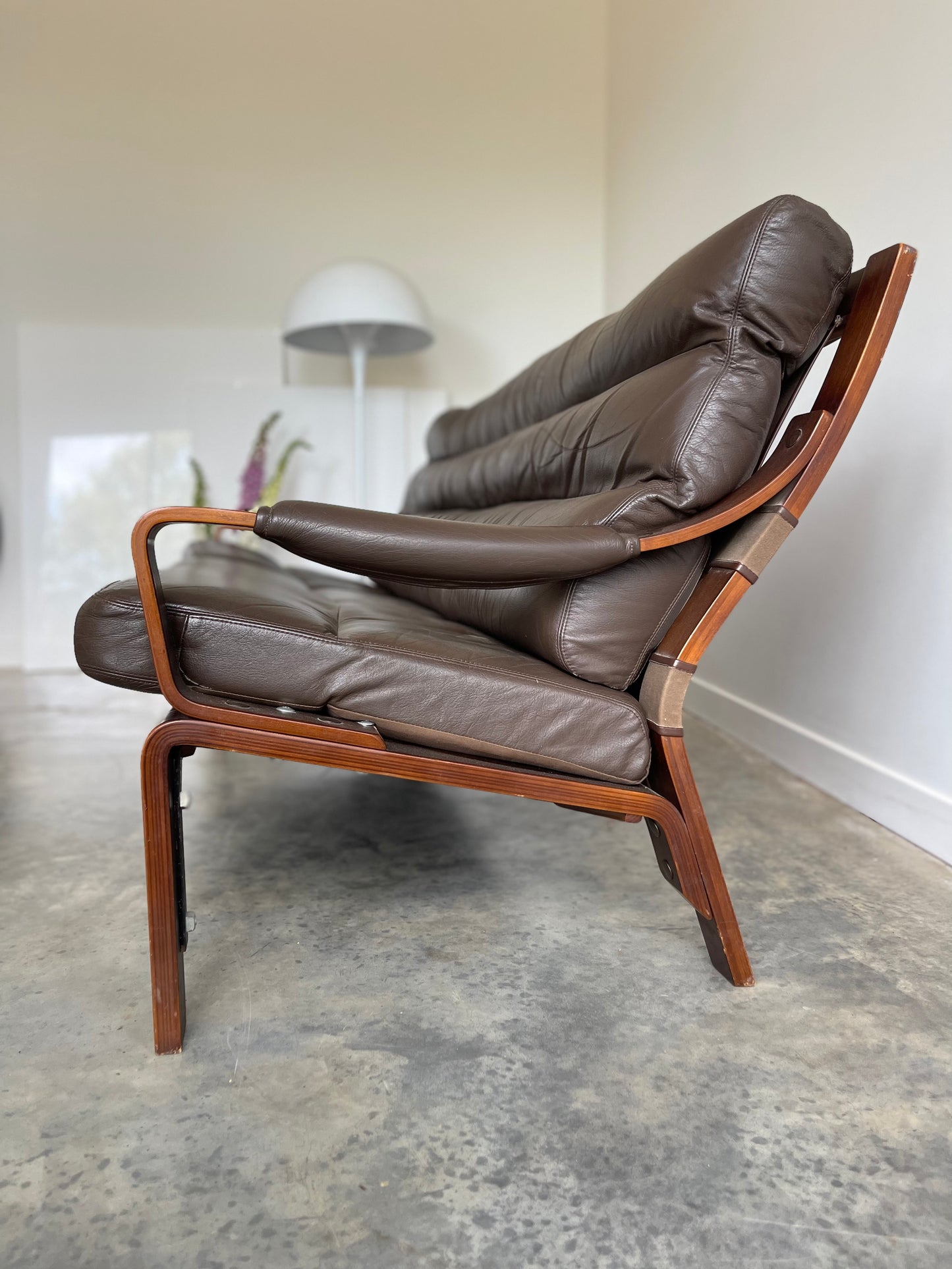 - Tessa T6 Leather Three Seater Sofa