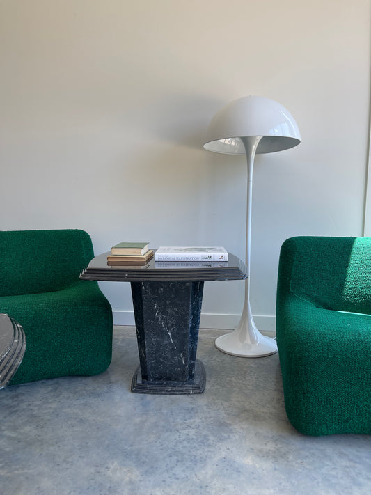 - Black Marble Side Table