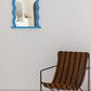 Knot Studio Wavy Wall Mirror COBALT BLUE