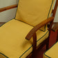 - Set of Two Mid Century Sunshine Armchairs